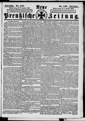 Neue preußische Zeitung on Nov 17, 1905