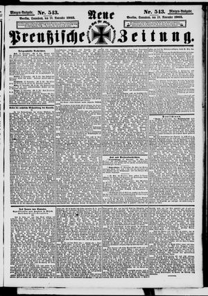 Neue preußische Zeitung vom 18.11.1905