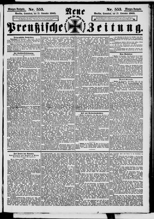 Neue preußische Zeitung vom 25.11.1905