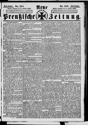 Neue preußische Zeitung vom 25.11.1905