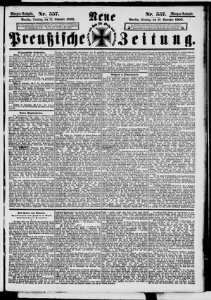 Neue preußische Zeitung vom 28.11.1905