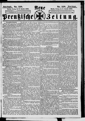 Neue preußische Zeitung vom 28.11.1905