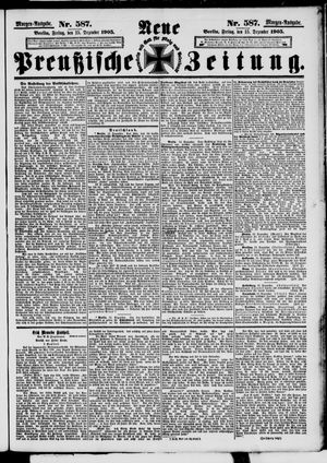 Neue preußische Zeitung vom 15.12.1905