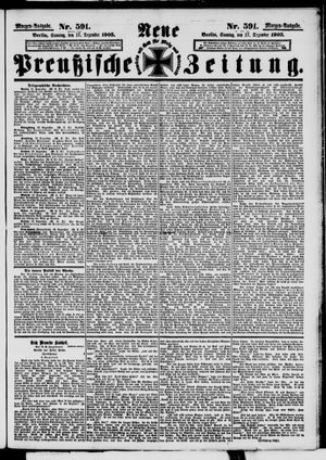 Neue preußische Zeitung on Dec 17, 1905