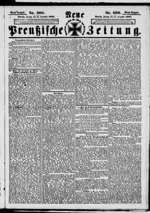 Neue preußische Zeitung vom 22.12.1905