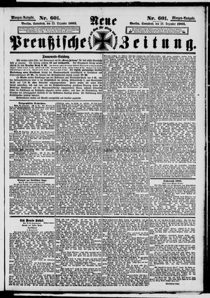 Neue preußische Zeitung vom 23.12.1905