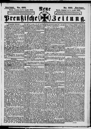 Neue preußische Zeitung vom 23.12.1905