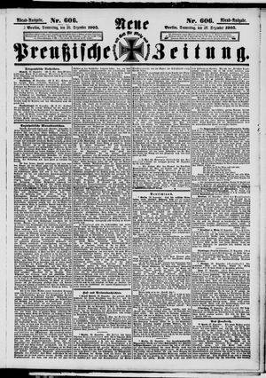 Neue preußische Zeitung vom 28.12.1905