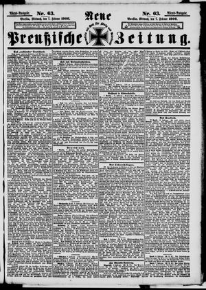 Neue preußische Zeitung vom 07.02.1906