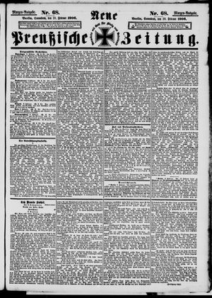 Neue preußische Zeitung vom 10.02.1906