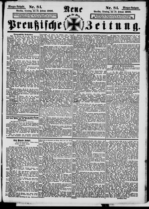 Neue preußische Zeitung on Feb 20, 1906