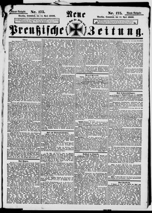 Neue preußische Zeitung vom 14.04.1906