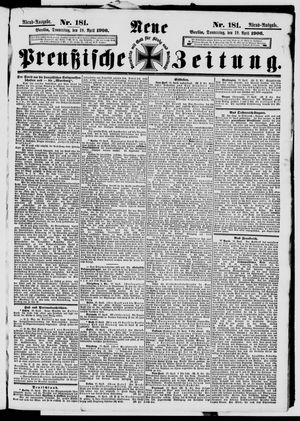 Neue preußische Zeitung vom 19.04.1906