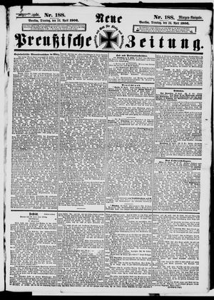Neue preußische Zeitung vom 24.04.1906