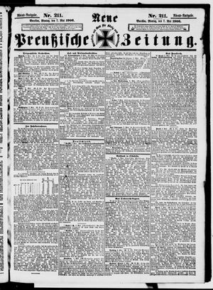 Neue preußische Zeitung vom 07.05.1906