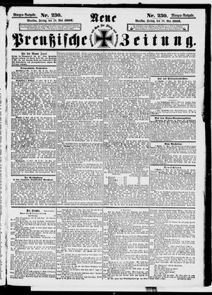 Neue preußische Zeitung vom 18.05.1906