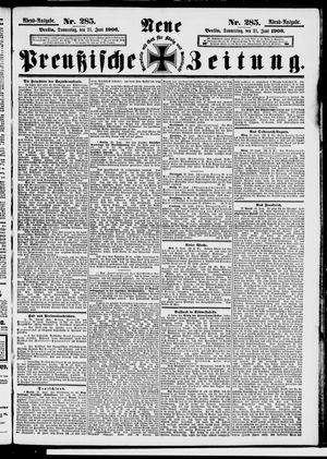 Neue preußische Zeitung vom 21.06.1906