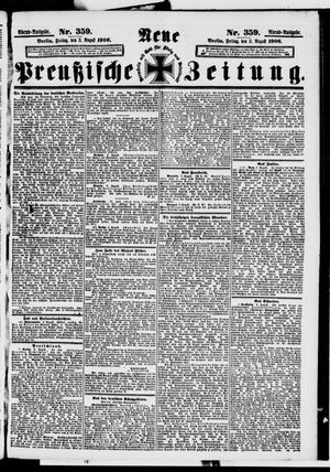 Neue preußische Zeitung vom 03.08.1906