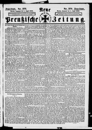 Neue preußische Zeitung vom 11.08.1906