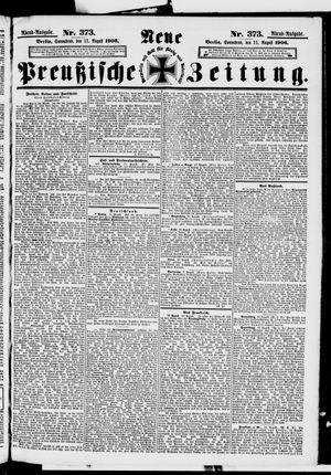 Neue preußische Zeitung vom 11.08.1906