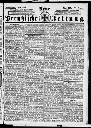 Neue preußische Zeitung vom 05.09.1906