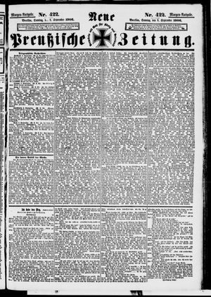 Neue preußische Zeitung vom 09.09.1906