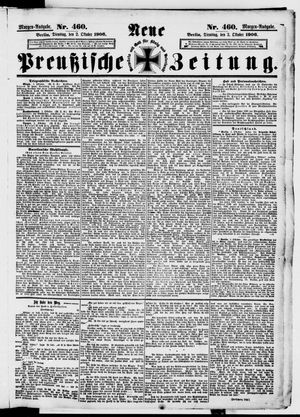 Neue preußische Zeitung vom 02.10.1906