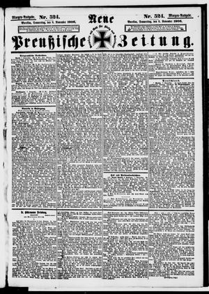 Neue preußische Zeitung vom 08.11.1906