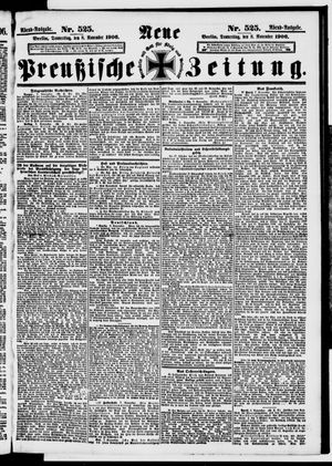 Neue preußische Zeitung vom 08.11.1906