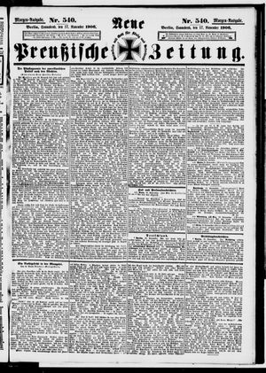 Neue preußische Zeitung vom 17.11.1906