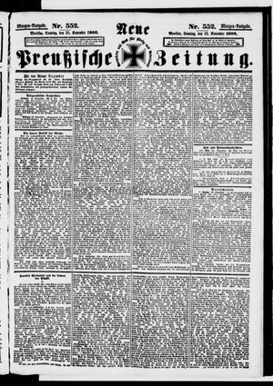 Neue preußische Zeitung vom 25.11.1906