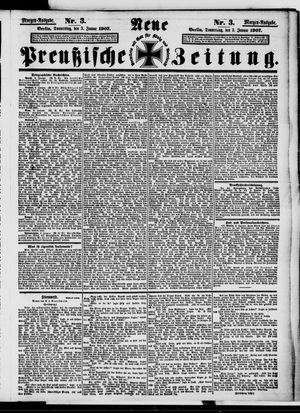 Neue preußische Zeitung vom 03.01.1907
