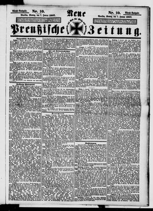 Neue preußische Zeitung vom 07.01.1907