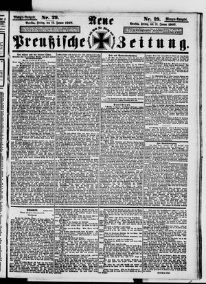 Neue preußische Zeitung vom 18.01.1907