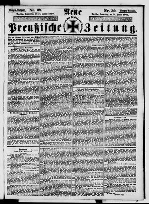Neue preußische Zeitung vom 24.01.1907