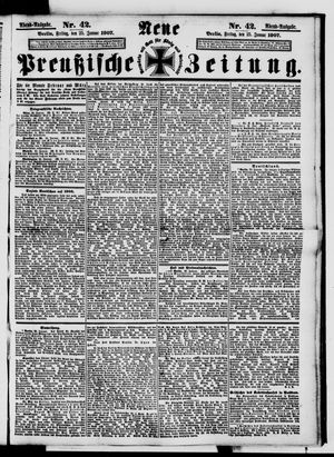 Neue preußische Zeitung vom 25.01.1907