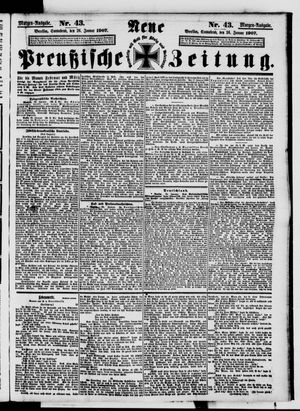 Neue preußische Zeitung vom 26.01.1907