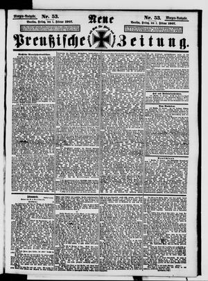 Neue preußische Zeitung vom 01.02.1907