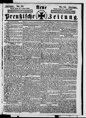Neue preußische Zeitung vom 01.02.1907