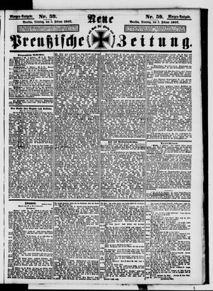 Neue preußische Zeitung vom 05.02.1907