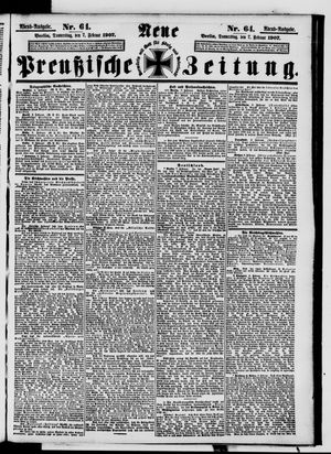 Neue preußische Zeitung vom 07.02.1907