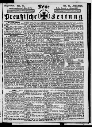 Neue preußische Zeitung vom 09.02.1907