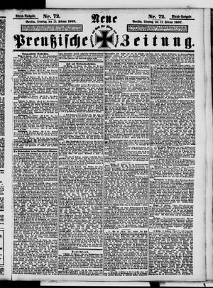 Neue preußische Zeitung vom 12.02.1907