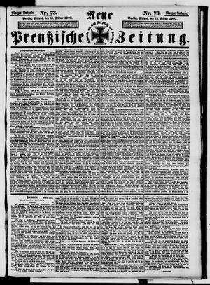 Neue preußische Zeitung vom 13.02.1907
