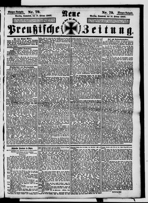 Neue preußische Zeitung vom 16.02.1907