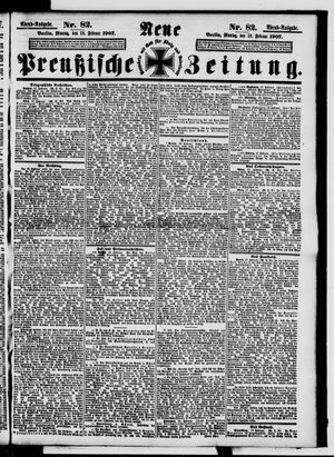 Neue preußische Zeitung vom 18.02.1907