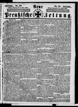 Neue preußische Zeitung on Feb 21, 1907