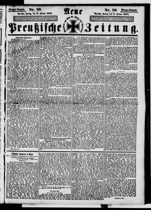 Neue preußische Zeitung vom 22.02.1907