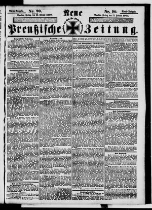 Neue preußische Zeitung vom 22.02.1907