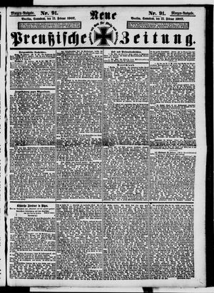 Neue preußische Zeitung vom 23.02.1907